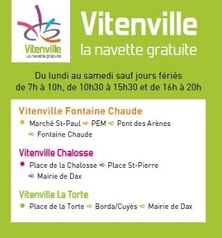 Horaires navettes Vitenville