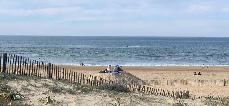 Hossegor plage venir en bus