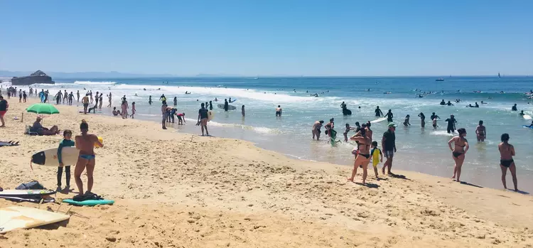 Capbreton plage été venir en bus